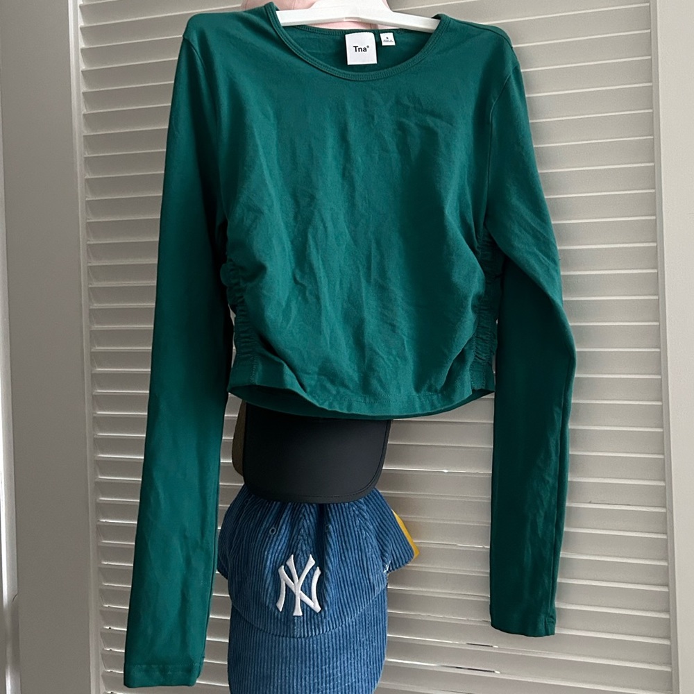 TNA Ruched Long Sleeve Top